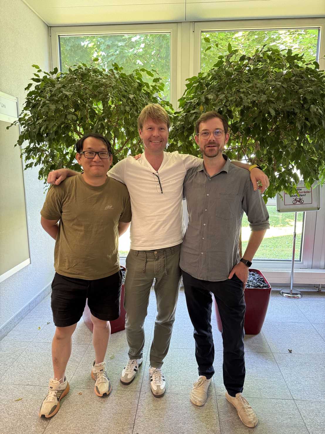 Visit from Chee & Pascal